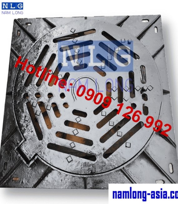 Nắp hố ga 900x900 bằng gang 